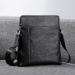 Korea Crossbody kott Ehtsast nahast vabaajakott meestele Lehmanahast &auml;riline vabaaja &otilde;lakott pealmise kihiga One Size must