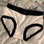 Naiste aluspesu Puuvillane aluspesu Naiste Ilmastiku mustriga Lihtsad &Uuml;hev&auml;rvilised Keskmise k&otilde;rgusega Puuvillase vahekiiluga P&uuml;ksikud M valge