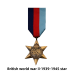 Itaalia Aafrika Prantsusmaa Saksamaa Atlandi Vaikse Arktika Euroopa Lennumeeskond Myanmar Teise maailmas&otilde;ja T&auml;htmedal 1939-1945 Star