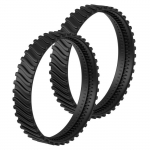 Accessoire de piscine - Zodiac - MX8 MX6 - Lot de 2 Chenilles Pneu - Roue de rechange R0526100 - Noir