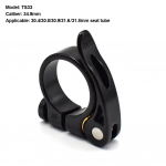 31.8 34.9mm &Uuml;likerge Alumiiniumisulamist MTB Maanteeratta Kiirkinnitusega Jalgratta Sadulaposti Klamber M&auml;giratta Sadulapost Jalgrattaosad TS33-31.8mm Black