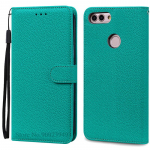 Huawei P Smart 2018 &uuml;mbris FIG-LX1 Nahast rahakoti klapp&uuml;mbris Huawei P Smart &uuml;mbrisele FIG-LX1 5,65-tolline &uuml;mbris Coque Fundas kest P Smart 2018 FIG-LX1