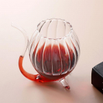 Creative Goblet klaaskruus &otilde;lgedega k&uuml;lma joogi jaoks veiniklaasi mahla klaasist orava tass koduseks kasutamiseks peopulk l&auml;bipaistev