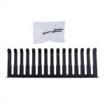 Cable Organizer Rack Hanger Wall Mount Multi Slots Metal 5.5 to 9.5mm Cord Management 14 Slot