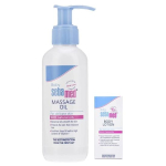 Sebamed Beebi massaaži&otilde;li, 150 ml ja Beebi ihupiim, 100 ml komplekt white
