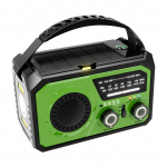 V&auml;litingimustes elluj&auml;&auml;mise ilmaradio AM/FM/WB NOAA p&auml;ikesepatarei k&auml;siv&auml;ndaga laetav akupank Bluetooth-&uuml;hilduv k&otilde;lar SOS-alarm roheline