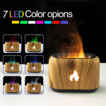 180 ml USB eeterlike &otilde;lide hajuti simulatsiooniga leek Ultraheli niisutaja Cool Mist Maker Fogger Led eeterlike &otilde;lide leeklamp &ouml;&ouml;valgus RGB light