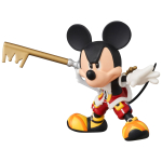 UDF Ultra Detail Figure nr 786 KINGDOM HEARTS II KUNINGAS MICKEY Mickey Mouse K&otilde;rgus u. 56mm Mitte-skaala V&auml;rvitud Valmis Kuju black