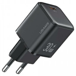Usams Ład. Siec. 1Xusb-C Pd30W 3A(Only Head) Pd3.0 Fast Charging Czarny/Black X-Ron Series Cc186Tc01 (Us-Cc186)