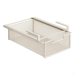 under Shelf Basket Drawer Cabinet Organizer Storage Attaches to Sliding Pull Out