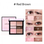 JUNGSAEMMOOL Artist Laugipalett 14,5g 3 v&auml;rvi Mitmeotstarbeline palett K-Beauty RED BROWN