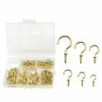 75 raudkruviga tassikonksude komplekt Roostekindlad konksud Mitmek&uuml;lgsed t&ouml;&ouml;kindlad konksud S&auml;&auml;stke ruumi Vastupidavad riputustopsid ja v&otilde;tmed h&otilde;be