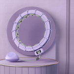 Nutikas Hula Hoop Magnetloendur Naiste Eriomadus K&otilde;hu V&auml;hendamine T&auml;iskasvanute Eemaldatav Paksenemine Ei Kahjusta V&ouml;&ouml;kohta Kaalulangetamiseks, Hula Hoop lilla