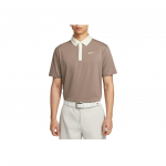 Nike Dri-Fit Tour Mugav Pehme Nahas&otilde;bralik Moodne L&uuml;hikeste Varrukatega Golfis&auml;rk Meestele &Uuml;laosad N&otilde;mmepruun Hele-Iivoor FZ7502-233 XL