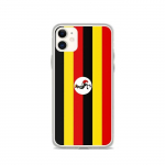 Coque pour iPhone - PIXELFORMA - iPhone 11 - Drapeau de l'Ouganda - Design fin - Souple