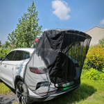 Breathable Car Tailgate Net, Easy to Install, Camping Ventilation Net for Truck, S