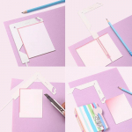 Raamatukaane juhend Metallist t&ouml;&ouml;riist Multifunktsionaalne 5-&uuml;hes Albumi kesta juhendi joonlaud isetehtud raamatuk&ouml;itmiskaas