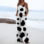 Naiste &uuml;hes t&uuml;kis n&ouml;&ouml;pidega tunked, vabad taskutega varrukateta p&uuml;ksid XXL