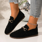 Naiste kingad 2024 Soe allahindlus Moodsad naistejalatsid Metallist kaunistus Igap&auml;evased jalatsid Naiste uued &uuml;marad varbad, madalad kontsad 42