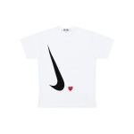 Nike Naiste x Comme des Gar&ccedil;ons PLAY T-s&auml;rk Valge Naiste Topid AE-T401-051-1 M
