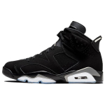 Air Jordan 6 Retro Chrome Meeste Tossud Must Metallik-H&otilde;be DX2836-001 41