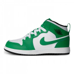 Air Jordan 1 Mid PS Lucky Green Laste tossud Must Valge DQ8424-301 34