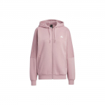 Adidas Triibulise logoplaastriga kapuutsiga pikkade varrukatega jakk naistele, maagiline lilla-roosa, HM2811 L