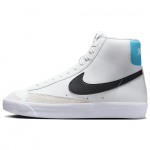 Nike Blazer Mid 77 GS Valge Must Foto Sinine Laste Tossud Hele-Foto-Sinine Sail DA4086-108 37.5