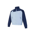 Nike Spordir&otilde;ivad Amplify Color Block Letter Logo Stand krae t&otilde;mblukk vabaaja pikkade varrukatega jope Laste jakid hele-armee-sinine FN9134-440 S