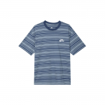 Nike Sb K&otilde;ikjal Prinditud Triibuline &Uuml;mmarguse Kaelusega L&otilde;tv L&uuml;hikeste Varrukatega T-s&auml;rk Meeste Topid Kiltkivisinine FQ3712-493 XL