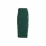 Adidas Originals triibuline logo tikitud soonikkoes vabaaja pikk seelik naiste seelikud roheline IW3167 S