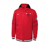Nike X NBA koost&ouml;&ouml;jakk Bulls meeskonna kapuutsiga lukuga Moekas lastejakid Punane 3Z2B7FEKU-BUL S