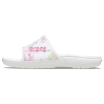 Crocs kerged tie-dye prindiga pl&auml;tud unisex sandaalid valge 207411-94S 41-42