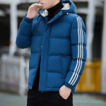 Meeste talvejope, vabaaja meeste puuvillane &ndash; polsterdatud riided Paks soe kapuutsiga puuvillane &ndash; polsterdatud jakk, meeste XXXXXL