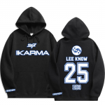 Vanaaegse graafikaga tr&uuml;kk Stray Kids kapuutsiga pusa naistele meestele vabaaja hiphop t&auml;navariided pikkade varrukatega fliisist pullover unisex dressipluusid L