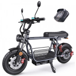 Elektriline T&otilde;ukeratas Korviga iScooter DX5 15 1500W Mootor Tippkiirus 55Km/h 48V 15.6AH S&otilde;iduulatus 72Km Kandev&otilde;ime 150KG Must must
