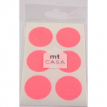 Masking Tape - MT CASA SEAL - Sticker rond 3 - Washi - Rouge punane