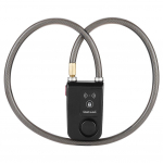 80cm Nutikas v&otilde;tmevaba Bluetooth-lukk Veekindel 110dB Trossiga Vargusealarm Jalgrattalukk