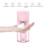 Automaatne puutevaba seebi dosaator, 320 ml mahutavusega temperatuurin&auml;idik, tiheda vahuga k&auml;tepesumasin, 1500 mAh laetavad automaatsed seebi dosaatorid roosa