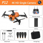 2025 P12 Pro Droon 4K/8K HD &Otilde;hust ESC Fotograafia Drooni J&auml;lgimine Madala V&otilde;imsuse Tagastus Kolmeteljeline Stabilisaator V&auml;rinavastane Video Neljarootoriga M&auml;nguasi Kingitus 4K single camera 1 battery must