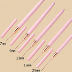 7/9/11/15/25 mm k&uuml;&uuml;nevooderduse pintsli komplekt k&auml;epide k&uuml;&uuml;nekunsti pliiatsi pintsli joonistamine jooned triibu v&auml;rvimine lillepliiats k&uuml;&uuml;nekunsti manik&uuml;&uuml;ri t&ouml;&ouml;riistad