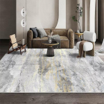 Moodne Abstraktne Vaip Elutuppa Lihtsus 200x300 Salongi Vaibad Elastne Libisemisvastane Mustust H&uuml;lgav Voodi&auml;&auml;re Vaip Lihtne Puhastamine 60*90cm