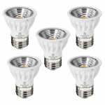 Aiwode 5,5W LED prožektori pirn E26 sokliga, 2700K soe valge, isoleeriva materjali korpus, v&otilde;rdne 50-60W halogeenpirniga, silmapaistev v&auml;rv