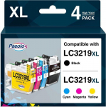 Cartouches d'encre - Paeolos - 3219XL - Compatible Brother - 4 pi&egrave;ces - 3000 pages noir
