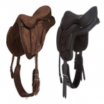 S&uuml;nteetiline Freemax Mitmeotstarbeline puudeta sadul Hobusesadul Inglise ratsutamine Must sadul Saadaval k&otilde;ik suurused 12 Inch must