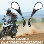2tk/paar Mootorratta tahavaatepeegel Roller motokrossi tahavaatepeeglid Electrombiil tagumine k&uuml;lg kumer peegel M10*1.25