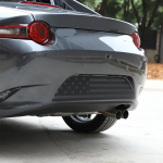 Mazda MX-5 jaoks (ND) 2015-2023 PVC Must Auto Tagaraami Kaunistus Kleebis Auto style A