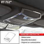 Front Reading lamp Light Cover Trim for Ford F150 2016- Chrome Accessories