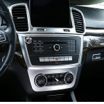 Car Central control air conditioner outlet adjustment panel Frame Trim For Mercedes Benz GLE GLS ML GL Class W166 2013- Option C