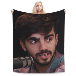 Fede V-Vigevani Tekiklubi Misterios Super Soe T&auml;navatrend Pl&uuml;&uuml;sist Visketekk T&uuml;drukutele Poistele Flanellist Voodikate Voodikate 30x40in black